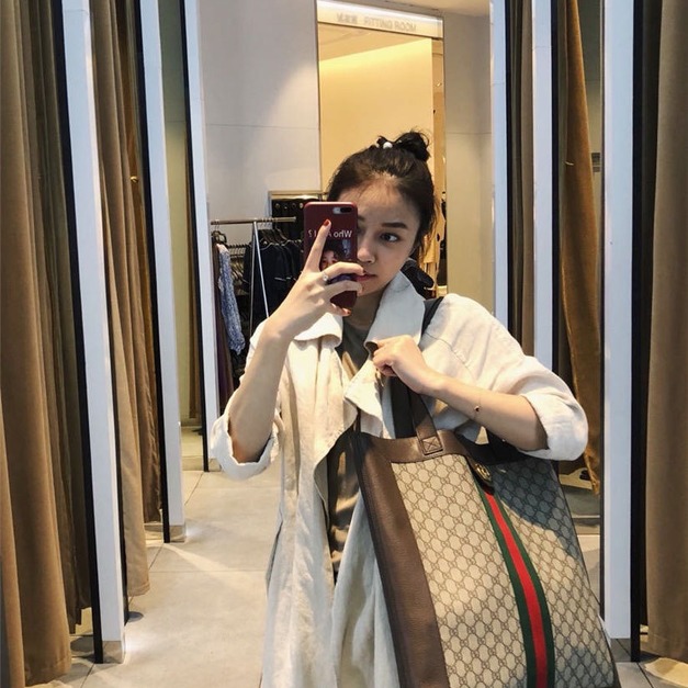 Gucci 女士 帆布大號手提包