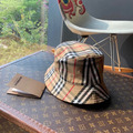 Burberry Vintage 格纹棉質漁夫帽