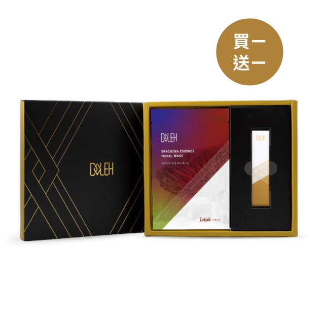 (買一送一) LOKAH 精緻面膜禮盒 B （ 五片面膜＋遮瑕蜜)