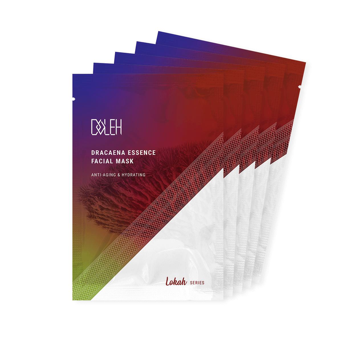 DOLEH Lokah 龍血凍齡緊緻蠶翼面膜X5