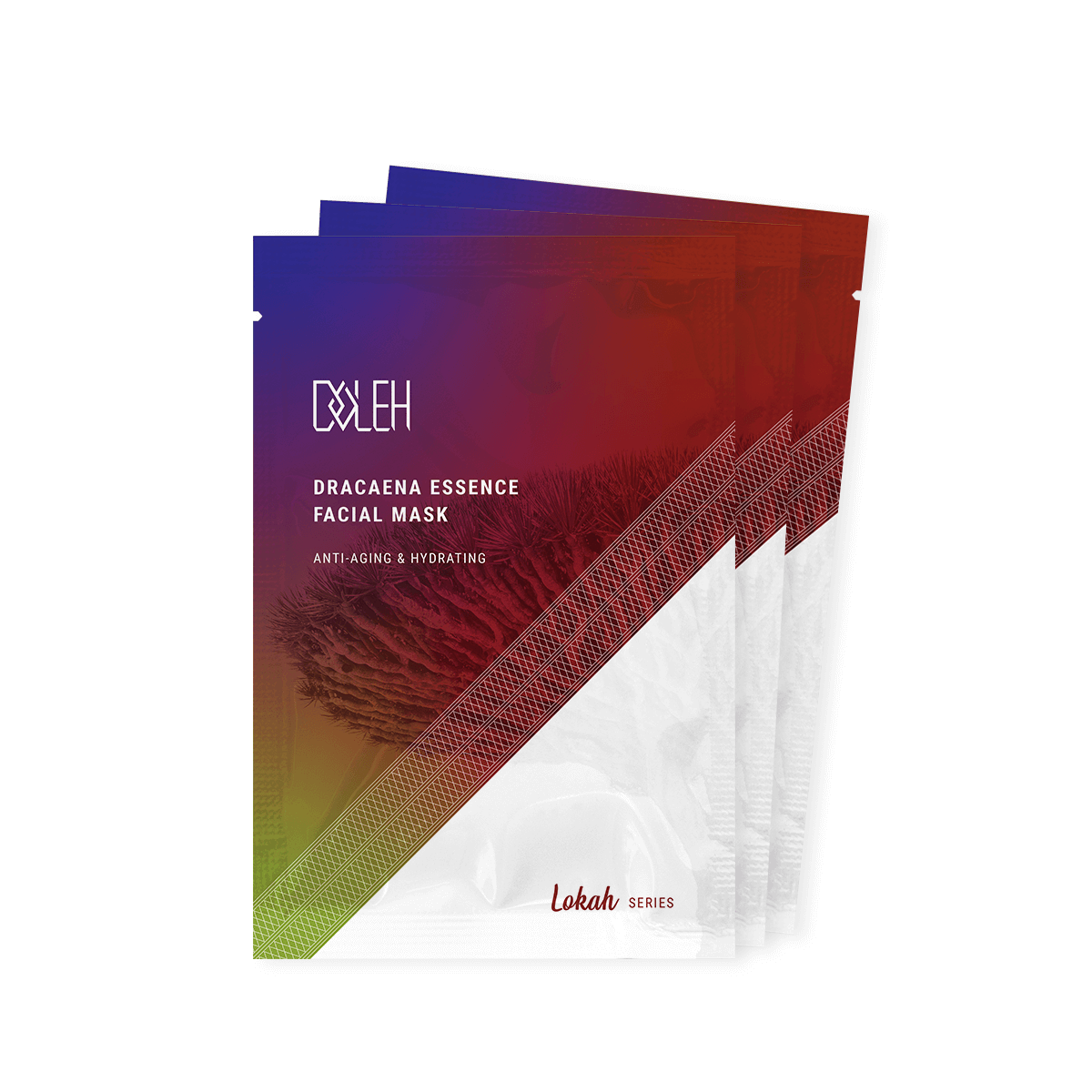 DOLEH Lokah 龍血凍齡緊緻蠶翼面膜X3