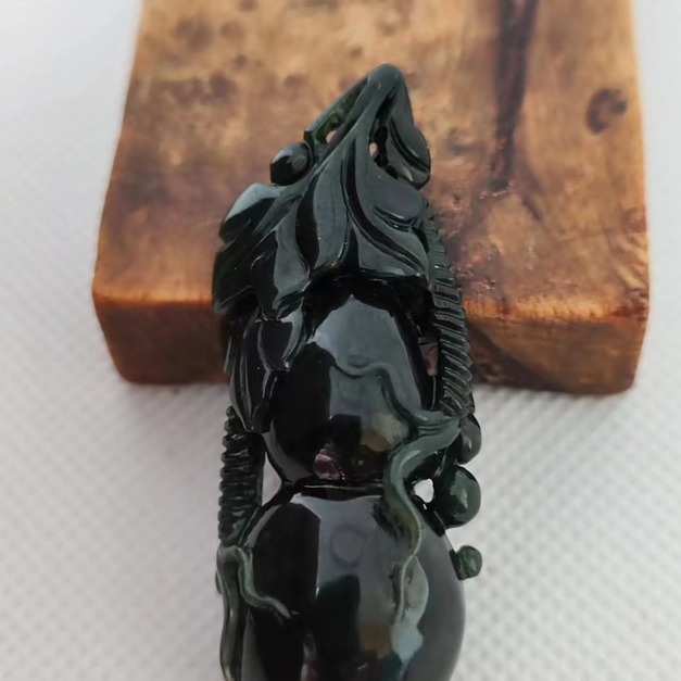 天然緬甸翡翠A貨  寶葫蘆墜飾