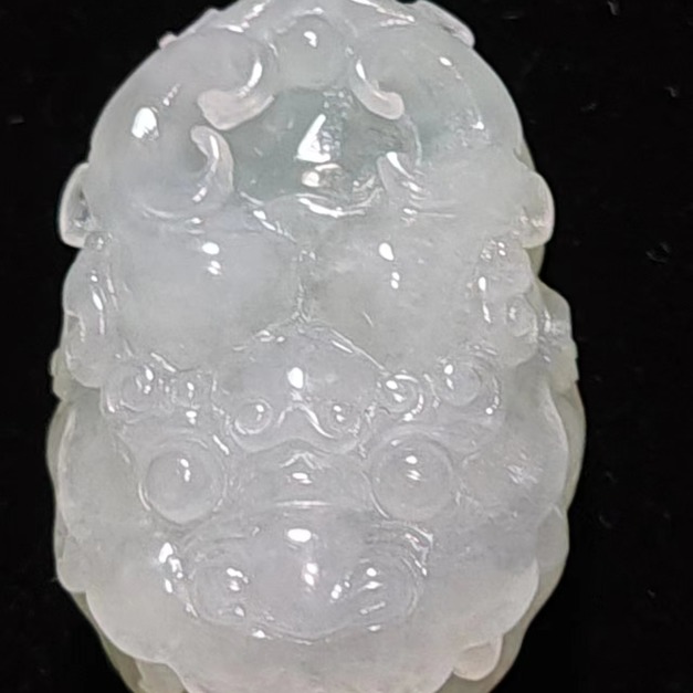 天然緬甸翡翠A貨 獸頭墜飾