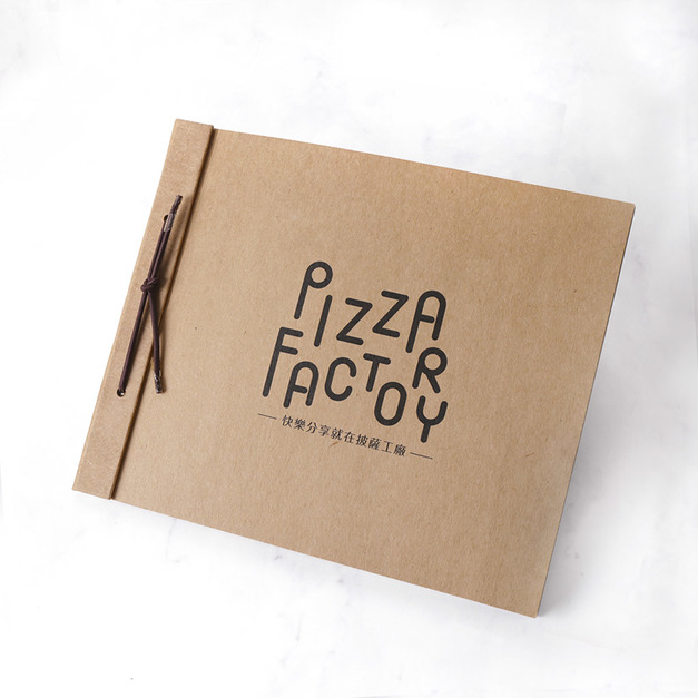 【綁繩裝訂式菜單】 菜單設計印刷製作