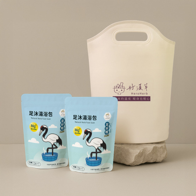 鎂足浴 足好輕PLUS-足浴袋湯浴包禮盒組 (足浴袋+足好輕PLUSx2袋)