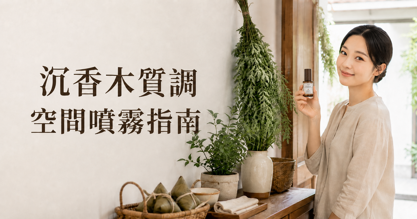 沉木氣味是什麼感覺？木質調空間噴霧使用指南＋書房冥想場景完整攻略｜好漢草
