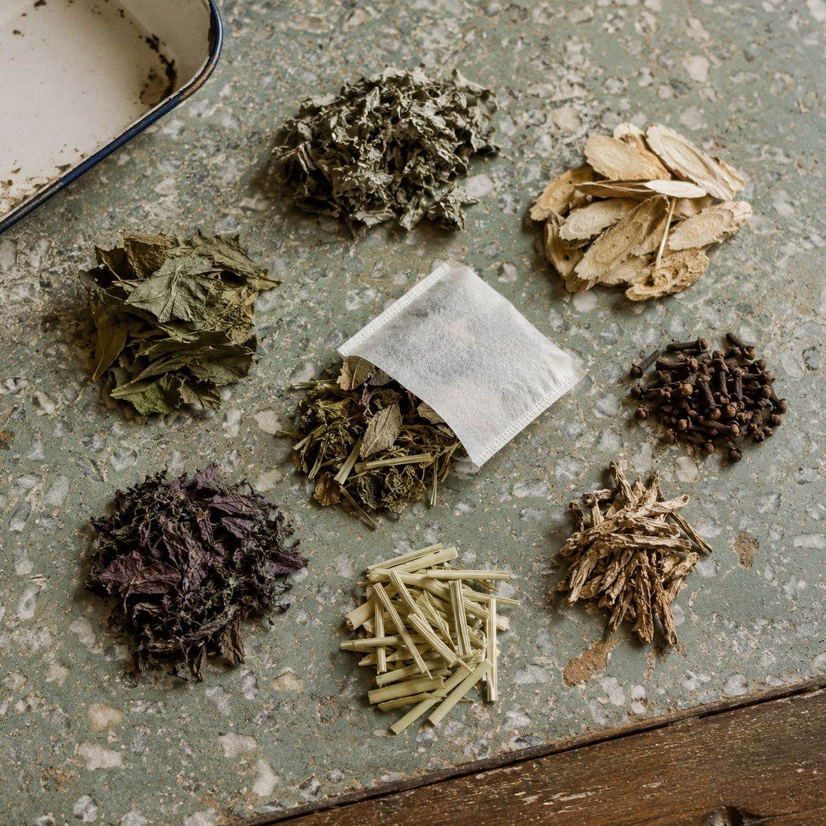 艾草淨身平安包七種草本成分:艾草、藿香、白芷、丁香、紫蘇、香茅、石菖蒲