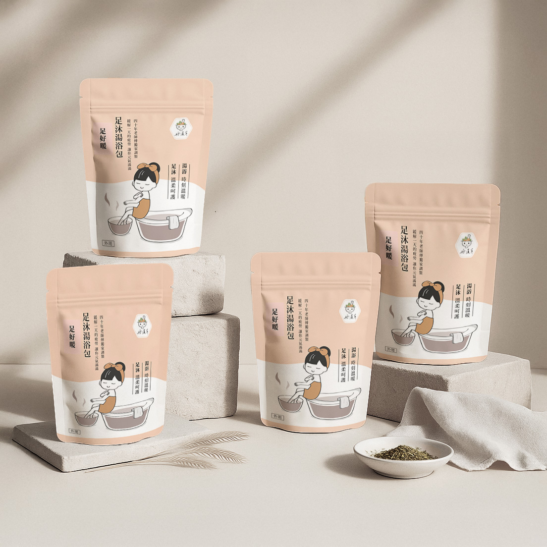 足沐湯浴包-足好暖 (4袋共16包)
