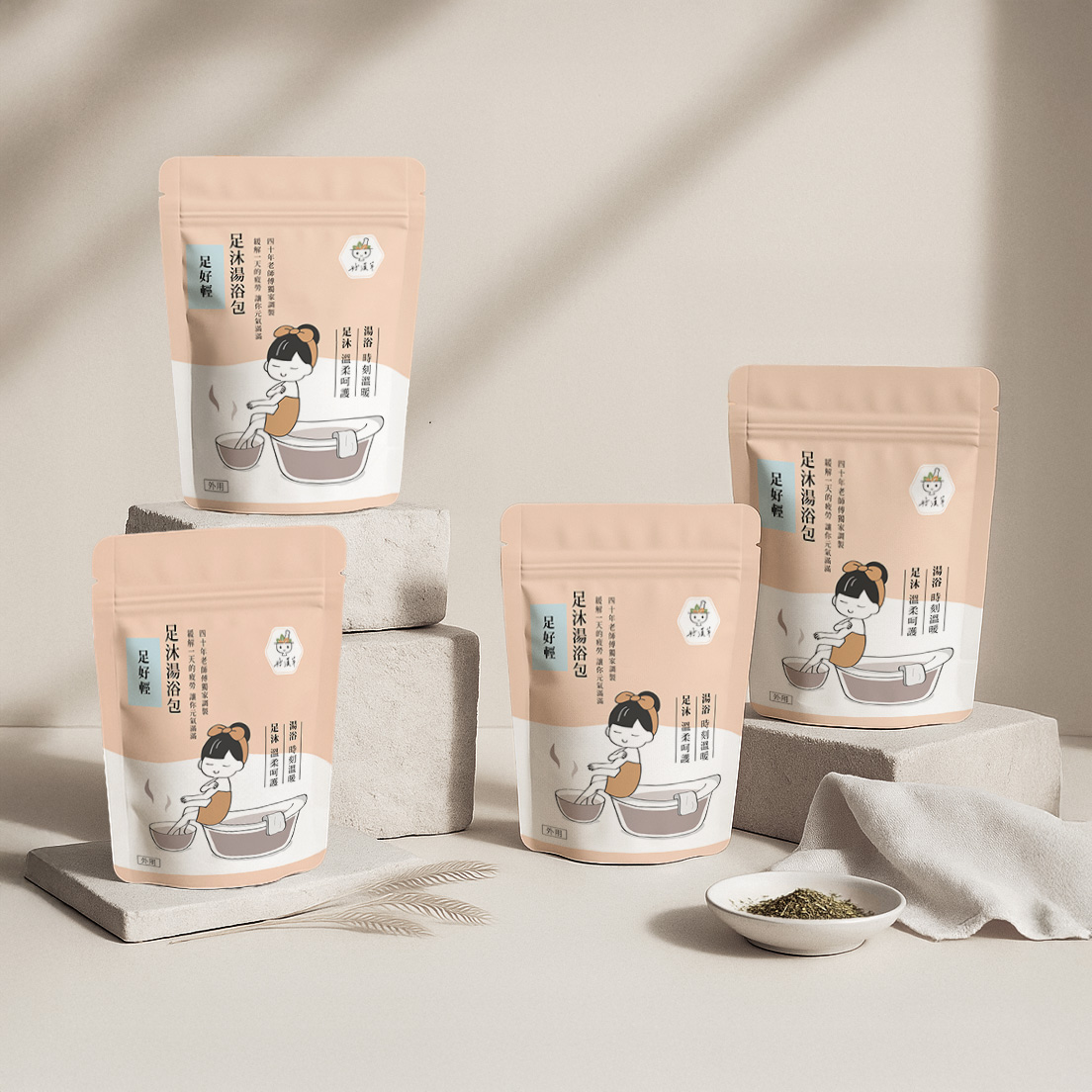 足沐湯浴包-足好輕 (4袋共16包)