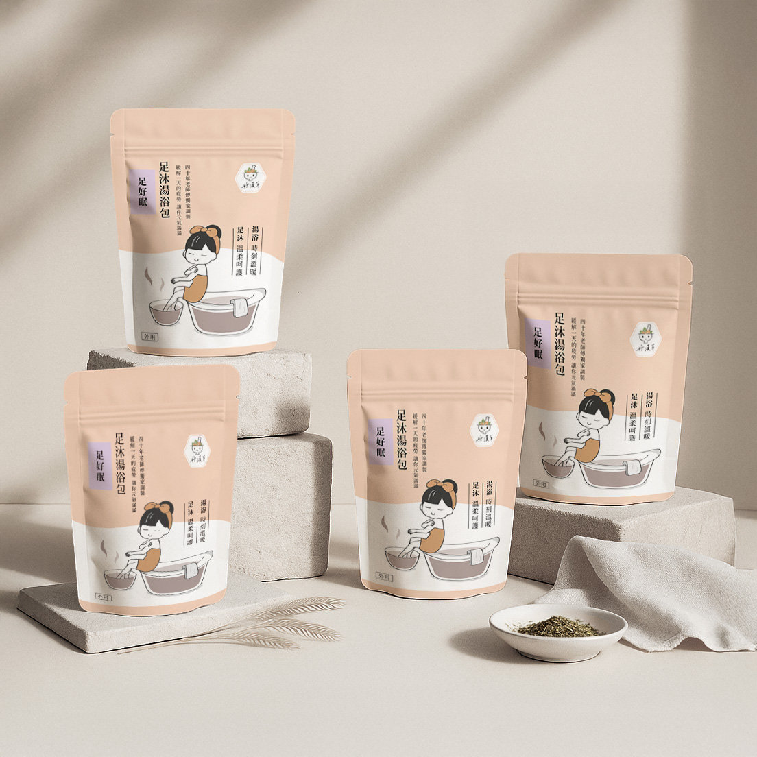 足沐湯浴包-足好眠 (4袋共16包)