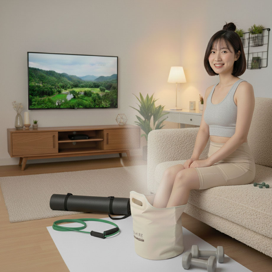 運動後的肌肉舒緩神隊友：好漢草足好勇草本泡腳包