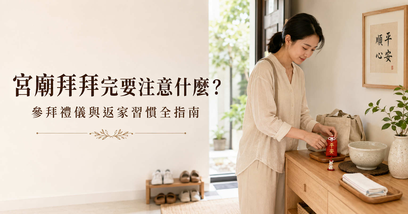 宮廟拜拜完要注意什麼？參拜禮儀與返家習慣全指南