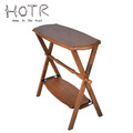 【HOTR】知足 戶外雙層置物架/戶外露營咖啡桌/多功能露營支架/實木/防水/收納_1