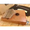 ♪Your Music 愉耳樂器♪免運 Walter.t 17音卡林巴 拇指琴桃花芯木單板雕花電箱款可插電GECKO_3