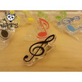 ♪ Your Music 愉耳樂器♪彩色夾子 台製 單八/高音音符夾 NC021 文具樂譜_1