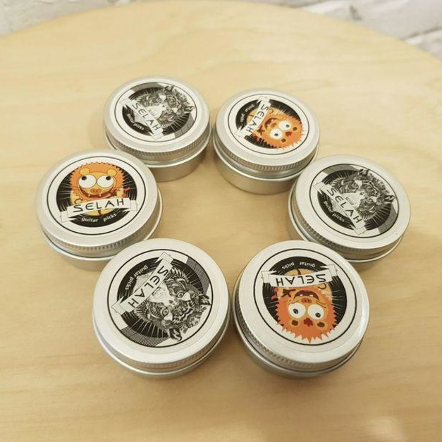 ♪ Your Music 愉耳樂器♪全新 Selah 獅王Pick禮盒 吉他彈片組 鋁盒精裝 【一盒9片】