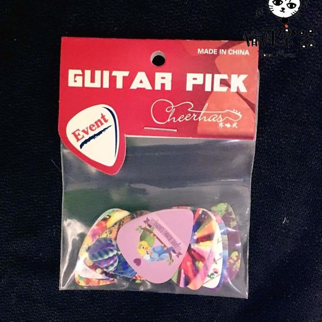 ♪ Your Music 愉耳樂器♪繽紛造型 匹克 撥片 彈片 pick 吉他 烏克麗麗 電吉他 皆可用 0.81mm