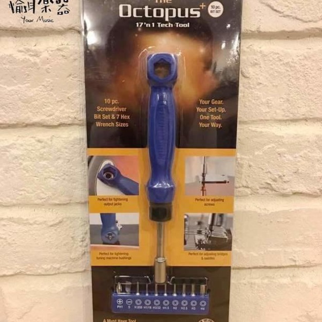 ♪ Your Music 愉耳樂器 ♪全新 Music Nomad MN228 大章魚起子 17合1工具