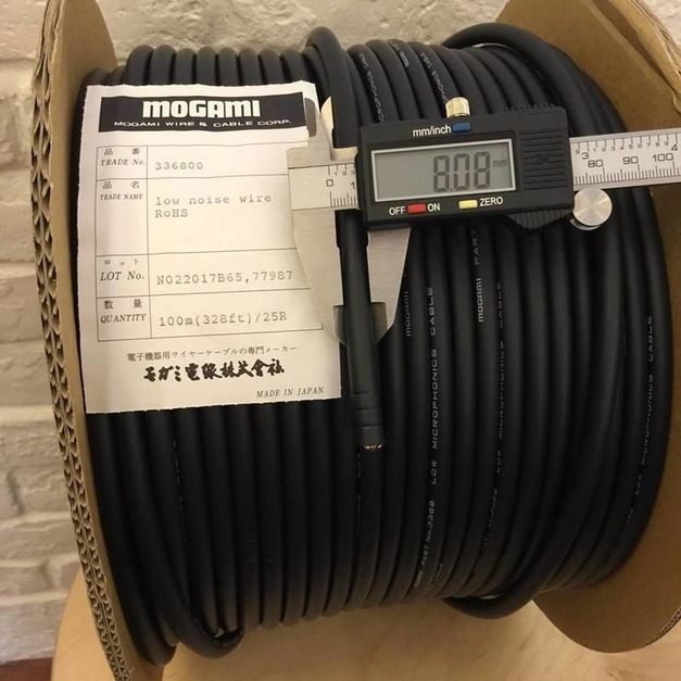 ♪ Your Music 愉耳樂器♪MOGAMI 3368 日本製 低靜電容量吉他/Bass導線-裸線