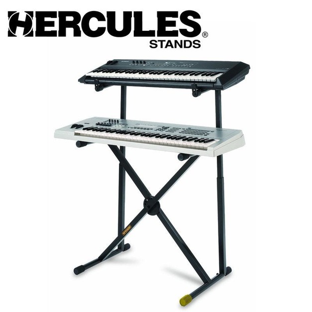 ♪Your Music 愉耳樂器♪Hercules 海克力斯 KS210B 雙X型 雙層 電子琴架 鍵盤架