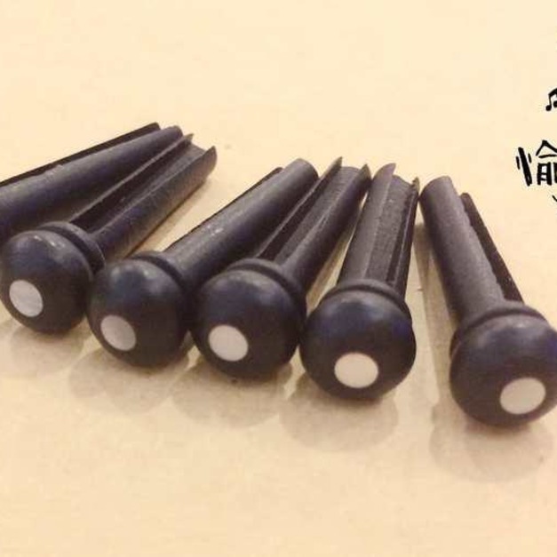 ♪ Your Music 愉耳樂器 ♪吉他 黑檀木弦釘 無貝點弦釘 木吉他固定釘 Pin