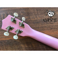♪ Your Music 愉耳樂器♪新手入門 可愛卡通彩色21吋烏克麗麗-粉色蝴蝶款 附琴袋匹克_3