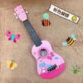 ♪ Your Music 愉耳樂器♪新手入門 可愛卡通彩色21吋烏克麗麗-粉色蝴蝶款 附琴袋匹克