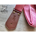 ♪ Your Music 愉耳樂器♪ Veelah 新款 帆布真皮 背帶 吉他背帶 烏克麗麗 電吉他貝斯 適用 亮粉色