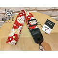 ♪ Your Music 愉耳樂器♪Melede 日式和風招財貓款烏克麗麗背帶 帆布皮革拼接