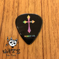 ♪Your Music 愉耳樂器♪PICKBOY 黑底彩色十字架pick 吉他 烏克麗麗匹克1.00mm 