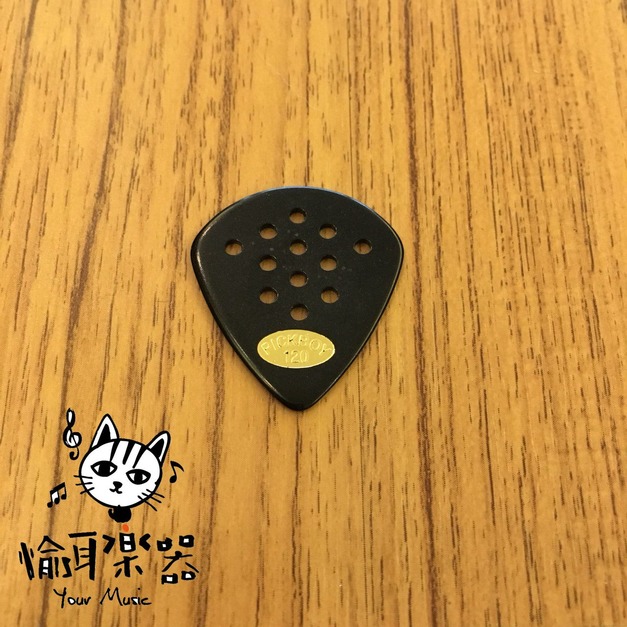 ♪Your Music 愉耳樂器♪PICKBOY 黑色120金標小款pick 吉他 烏克麗麗匹克