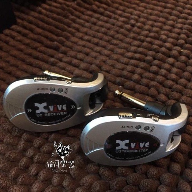 ♪Your Music愉耳樂器♪ Xvive mike U2 2.GHz 充電式無線導線 無線發射器