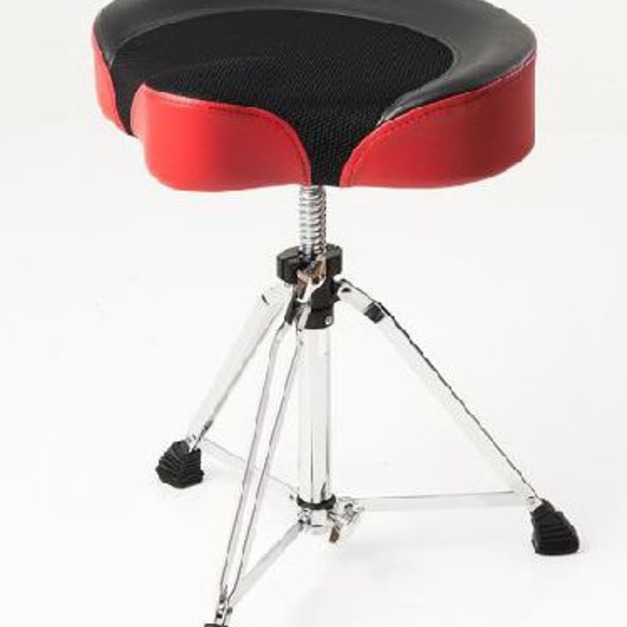 ♪ Your Music 愉耳樂器♪ISBN i-DT3R 高級 爵士鼓 電子鼓 紅色 旋轉式 鼓椅 鼓凳 馬鞍型