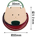 ♪ Your Music 愉耳樂器♪日本Daiking corporation手工真皮匹克收納鑰匙圈 貓咪款 pick盒_5
