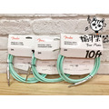 ♪ Your Music 愉耳樂器♪Fender Original 系列 10呎 雙直頭吉他貝斯導線淺綠_3