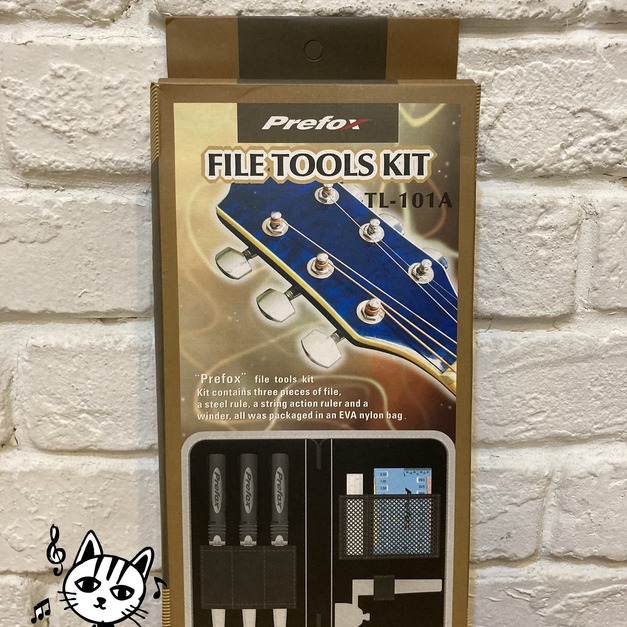 ♪ Your Music 愉耳樂器 ♪ Prefox TL-101A 專業工具 吉他 上弦枕 弦距 調整 銼刀組