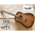 ♪ Your Music 愉耳樂器 ♪ Veelah V1-DM-1限量漸層煙燻桃花心木 面單板民謠吉他