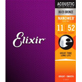 ♪Your Music 愉耳樂器♪ Elixir 11-52 NANOWEB 黃銅 薄膜11027 木吉他弦 民謠吉他弦_1