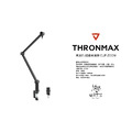 ♪ Your Music 愉耳樂器♪ Thronmax 黑曼巴-隱線桌邊架 #CLIP-ZOOM