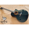 ♪ Your Music 愉耳樂器♪黑色限定款 Veelah V1 -GAC BLK面單板雲杉面板民謠吉他