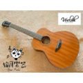 ♪ Your Music 愉耳樂器♪ Veelah VMCMM 旅行吉他 桃花心木 合板 36吋民謠吉他