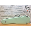 ♪ Your Music 愉耳樂器♪美型碳纖維輕量小提琴盒 粉綠色 琴盒 小提琴硬盒可手提 單背雙背4/4用_1