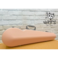 ♪ Your Music 愉耳樂器♪美型碳纖維輕量小提琴盒 霧粉色 琴盒 小提琴硬盒可手提 單背雙背4/4用