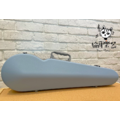 ♪ Your Music 愉耳樂器♪現貨美型碳纖維輕量小提琴盒 霧藍色 琴盒 小提琴硬盒可手提 單背雙背4/4用