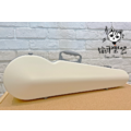 ♪ Your Music 愉耳樂器♪美型碳纖維輕量小提琴盒 奶油白 琴盒 小提琴硬盒可手提 單背雙背4/4用