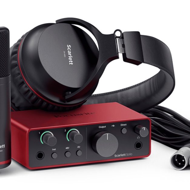 ♪ Your Music 愉耳樂器♪第四代 Focusrite Scarlett Solo Studio錄音介面套組