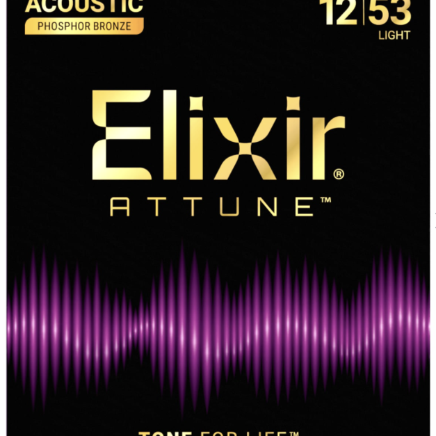 ♪ Your Music 愉耳樂器♪Elixir 21052 ATTUNE 磷青銅 Light 12-53 革命性手感防鏽 民謠吉他弦