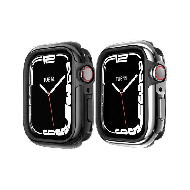 MAGEASY Apple Watch Odyssey Glossy Edition 亮面金屬手錶保護殼(41/45mm)