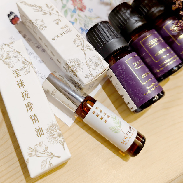 紓壓抗焦慮精油(可寵) 手作造型擴香石+舒緩天然精油2+1入組