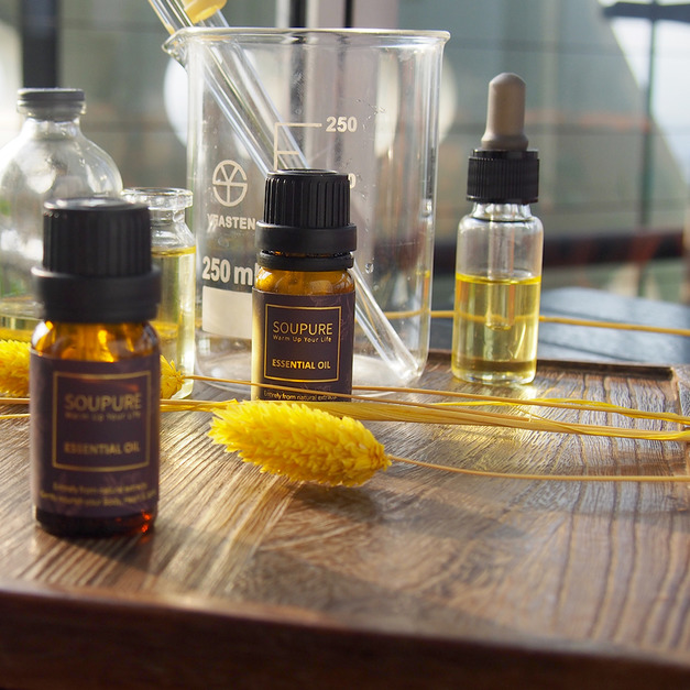 «花香撫媚» 桃花爆開 萊姆 薰衣草 天然精油組 NO.16